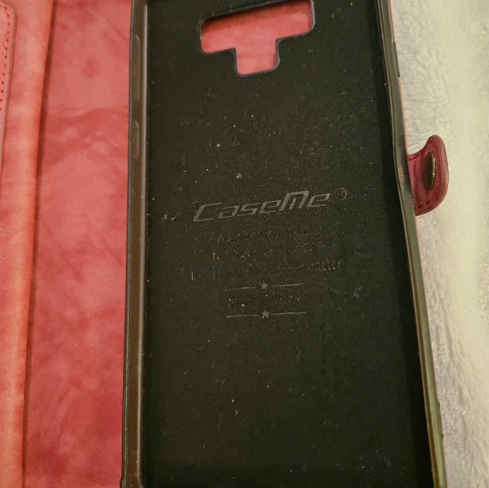 CaseMe mauve wallet with phone case - Picture 8 of 11